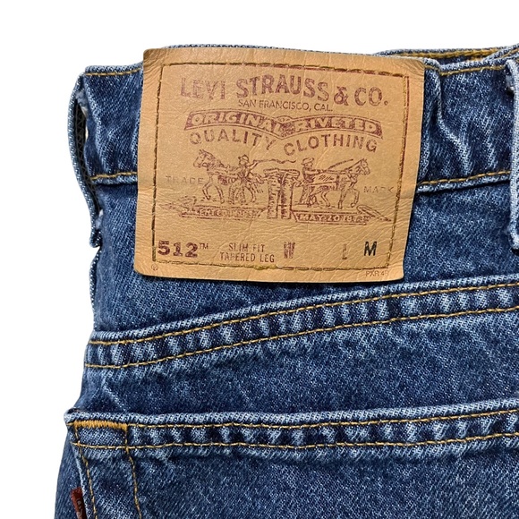 Vintage Levi's 512 Slim Fit Tapered Leg Jeans - Picture 6 of 8